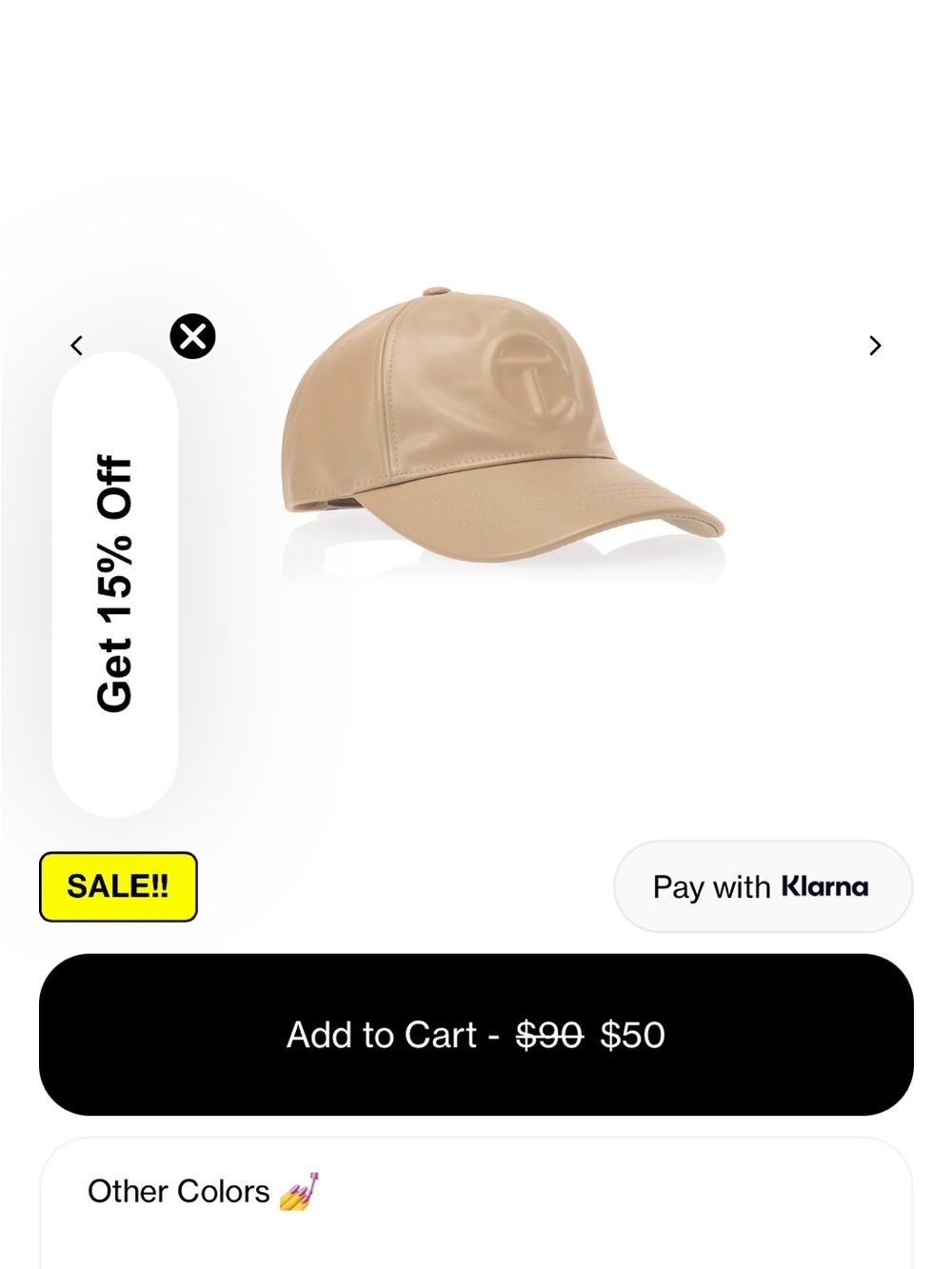 Telfar cream hat - Picture 7 of 7